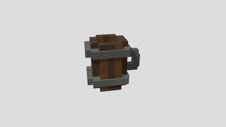 Wooden Cup 3D Model