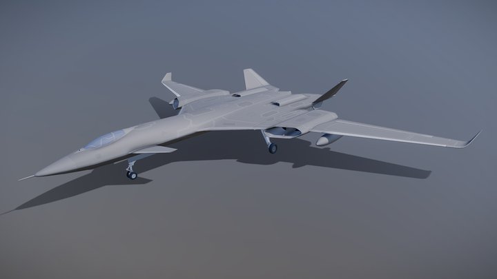 RSAA-12B "Gray Bird" 3D Model