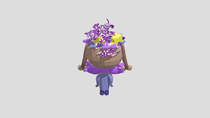 Lavender Stars Bassie – Modello 3D gratuito STL