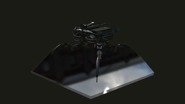 AI Robot 001-1.2 3D Model