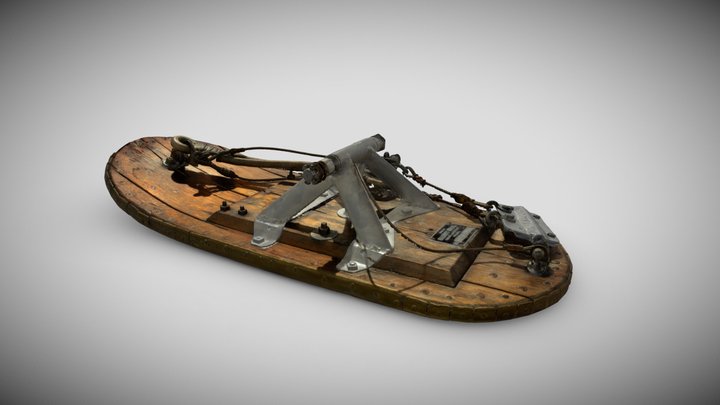 Plane Ski at Yukon Transportation Museum 3D Model