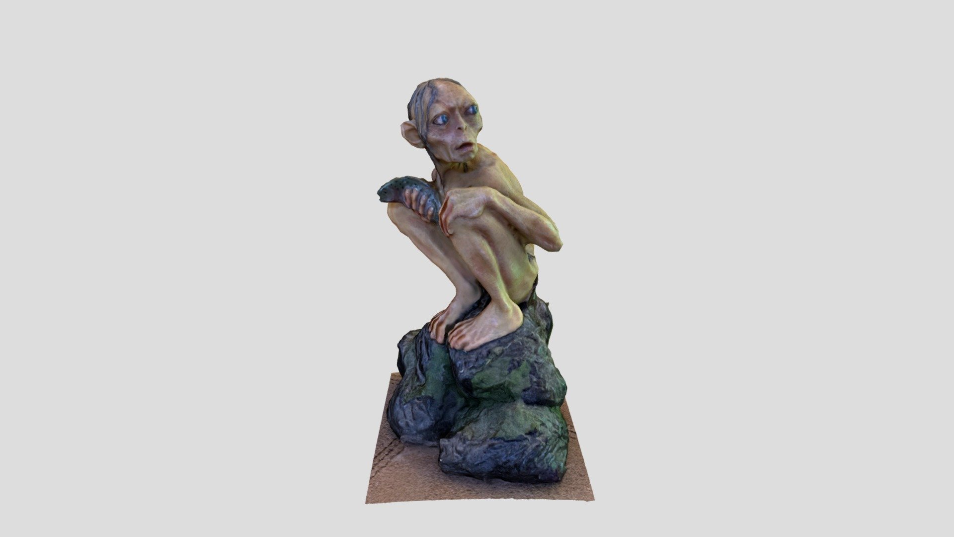 Gollum with his fish