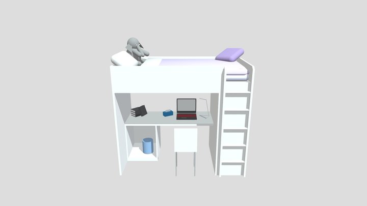 bed 3D Model