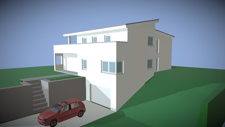 Beispielhaus001 3D Model