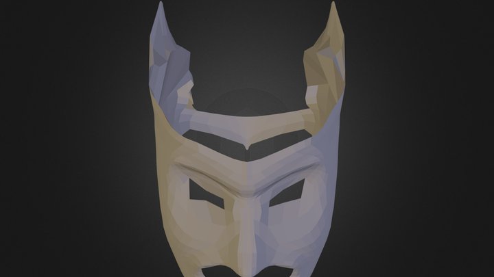 3DAN305_A1_WolverineMask 3D Model