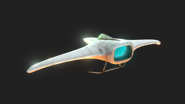 Hand Glider 3D Model