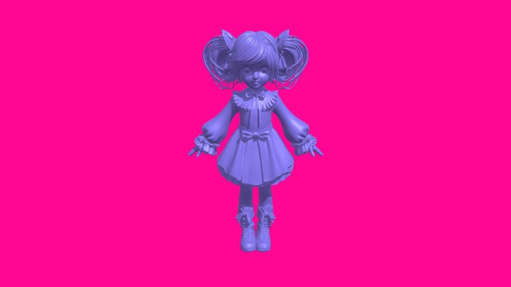 Ai text to image to 3D (test 2) 3D Model