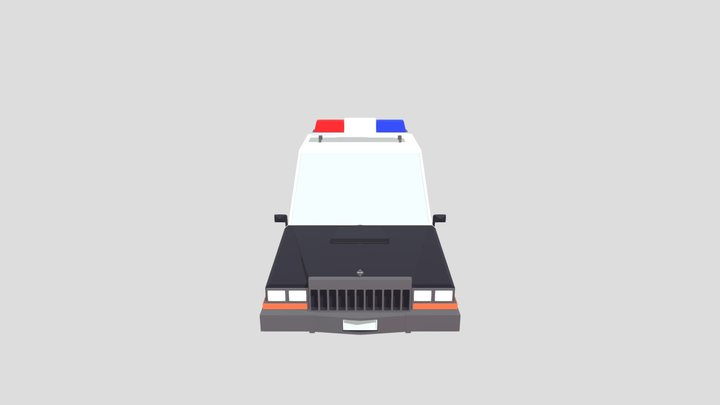 Lowpoly Police Car