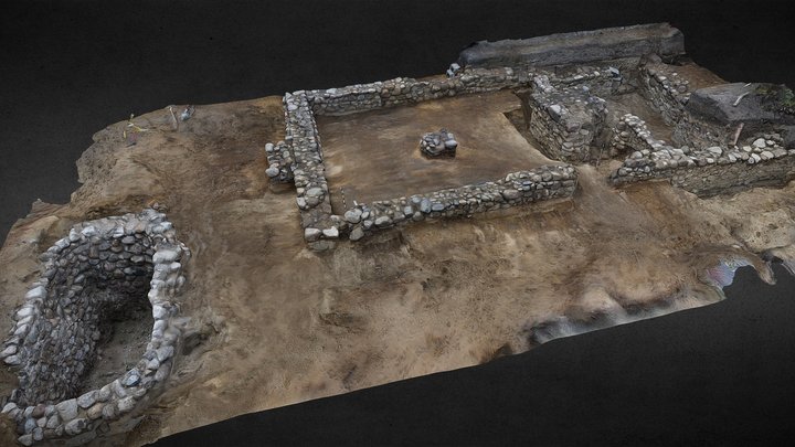 Archaeological site 3D Model