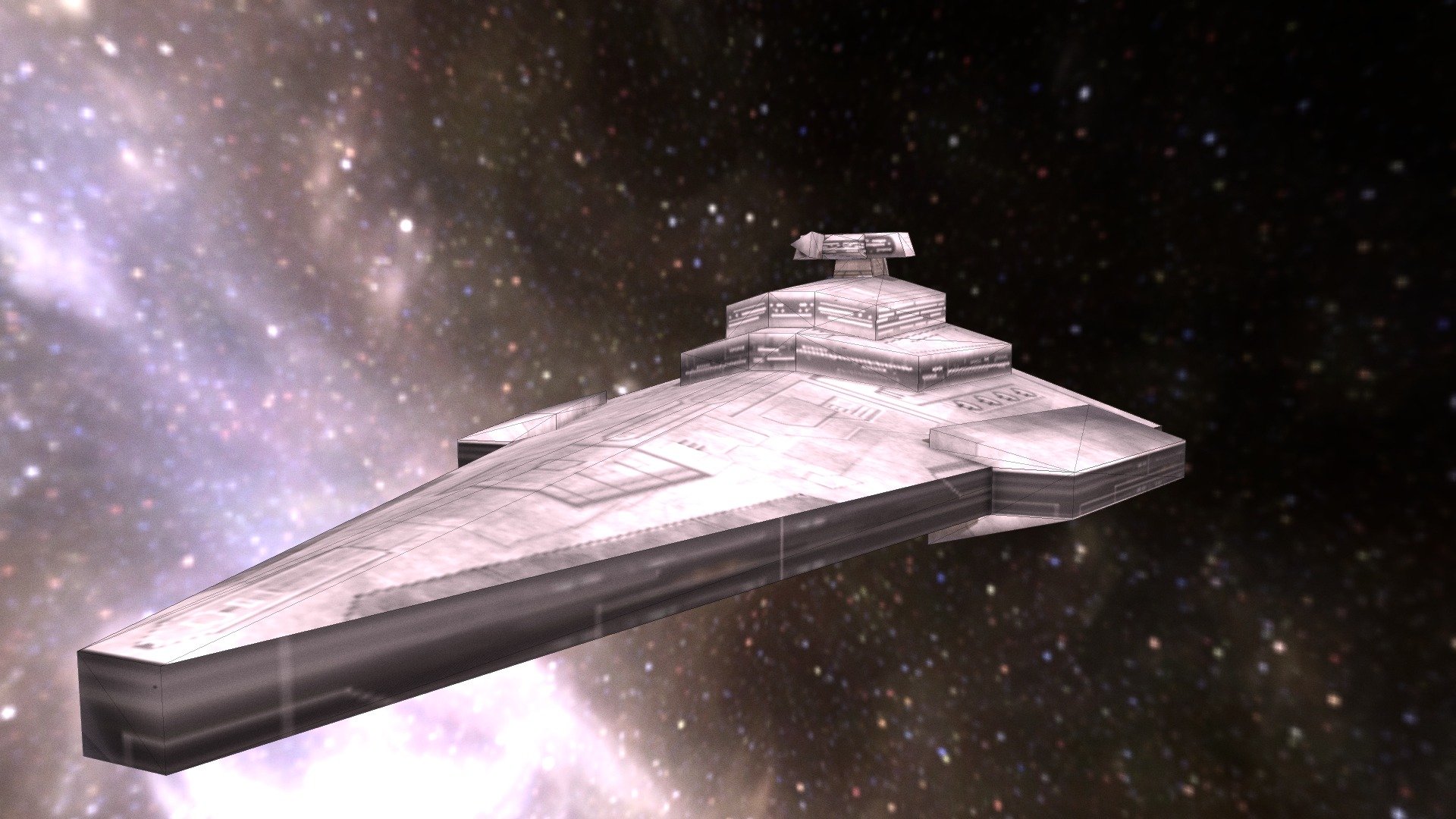 Low-Poly Victory II Star Destroyer