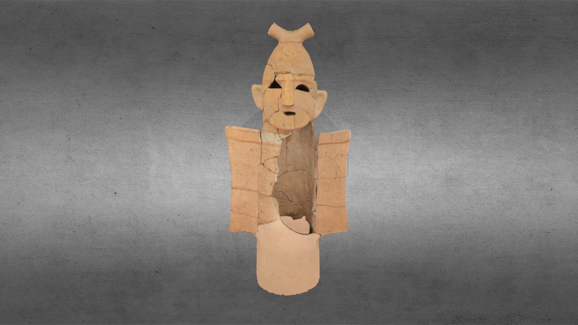 壬生愛宕塚古墳出土 盾持人埴輪 (Mibu Atagoduka Tumulus