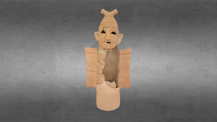 壬生愛宕塚古墳出土  　盾持人埴輪 (Mibu Atagoduka Tumulus) 3D Model