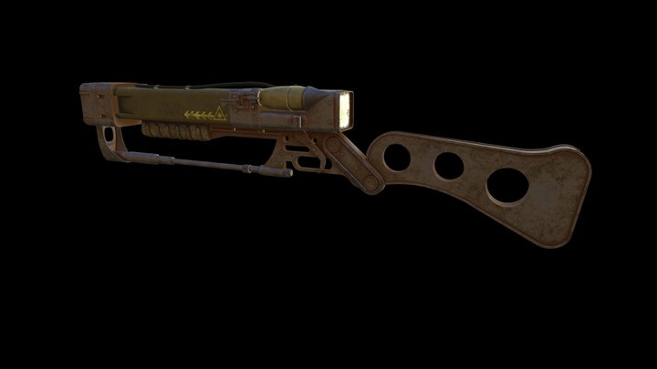 Fallout 4 Rifle 3D Model