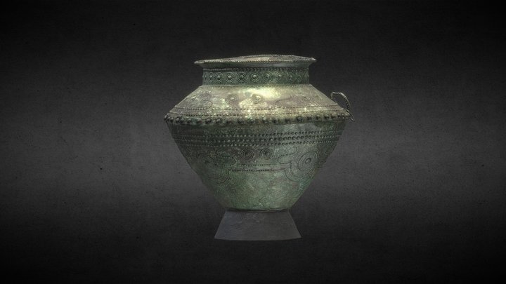 030 Bronzeamphore / Bronze amphora 3D Model