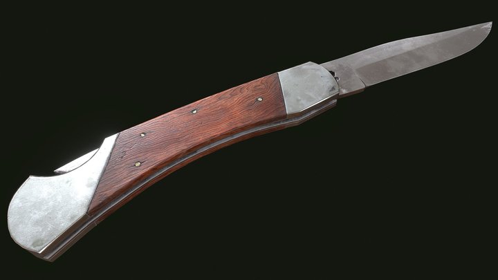 DAE - Tool - Pocket Knife 3D Model