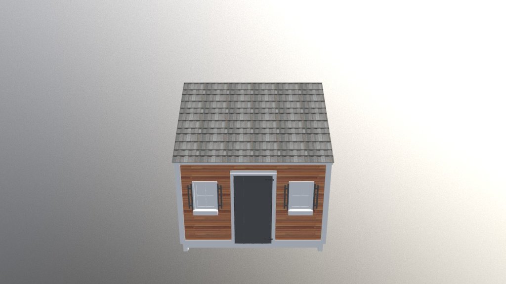 The Hingham - Cedar Clapboard - Weatherwood - 3d Model By Margolis 