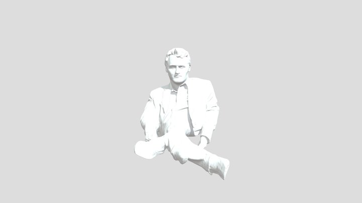Confident Speaker 2 3D Model