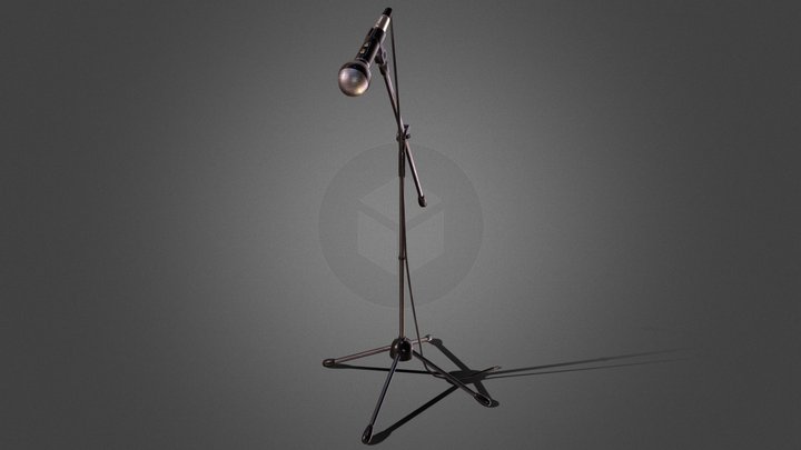 Microphone 3D Model