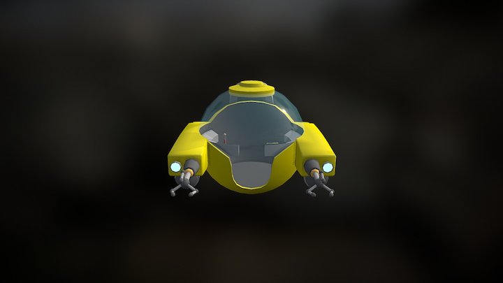Sirena Deep Submarine Model 3D Model