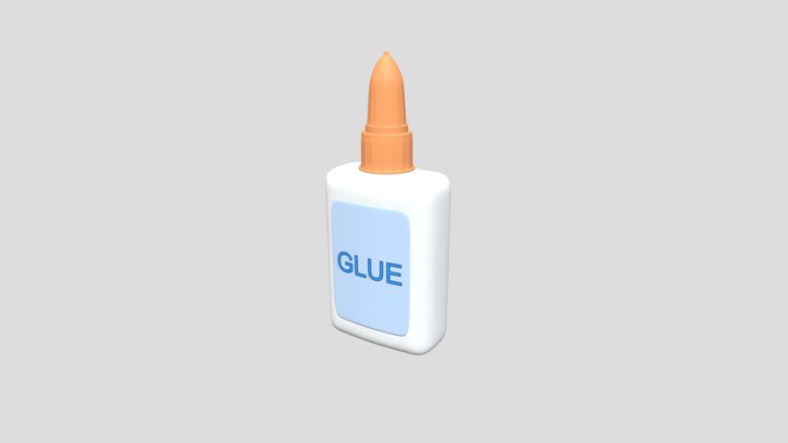 Glue In Bottle 3D Model