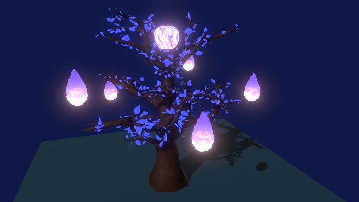 Cursed Apple Tree 3D Model