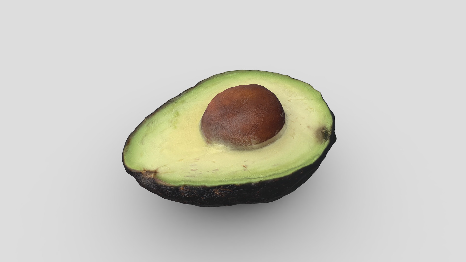 3D model Avocado 3D scan - This is a 3D model of the Avocado 3D scan. The 3D model is about a half of a kiwi.