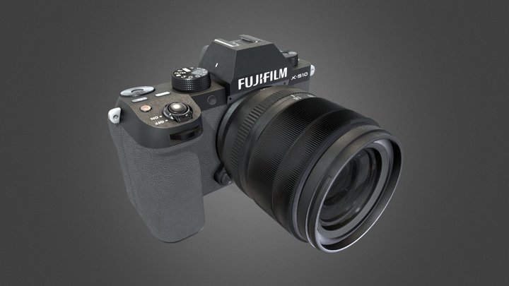 Fujifilm X-S10 3D Model