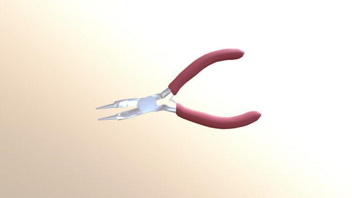 Jewelry Pliers 3D Model