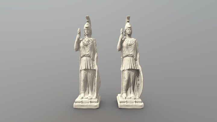 Athena statue 3D Model