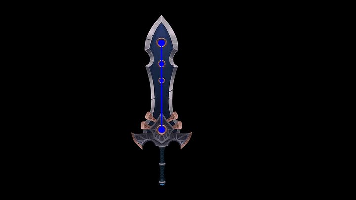 Emission Sword 3D Model