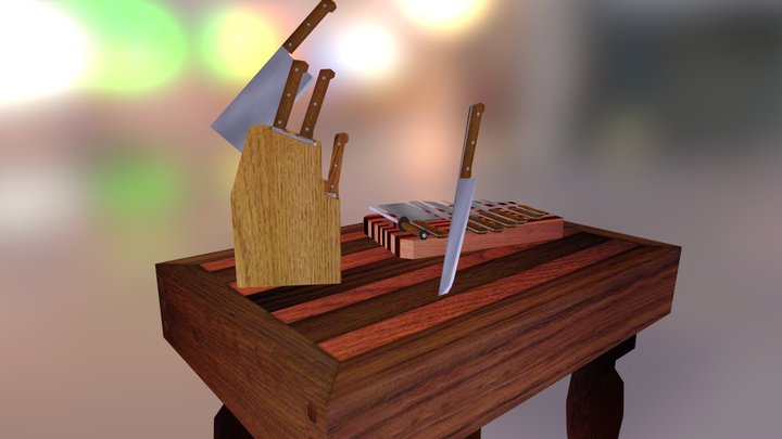 The Knives 3D Model