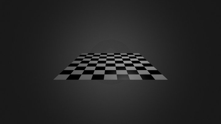 Шахматная доска 3D Model