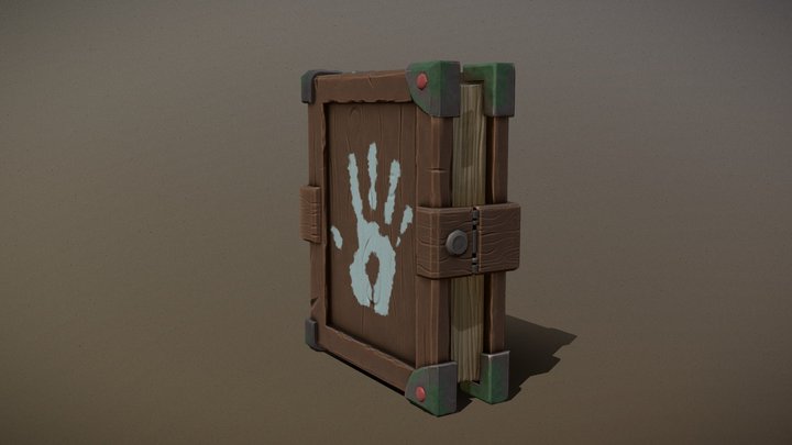 Stylized 3D Prop — Magic Book 3D Model
