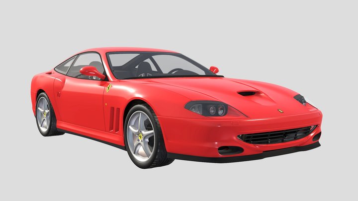 1996 Ferrari 550 Maranello 3D Model