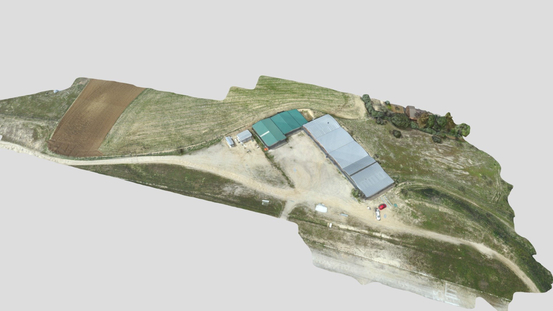 HANGAR Aerodromo 2 Simplified 3d Mesh — Sketchfab embed 3D viewer