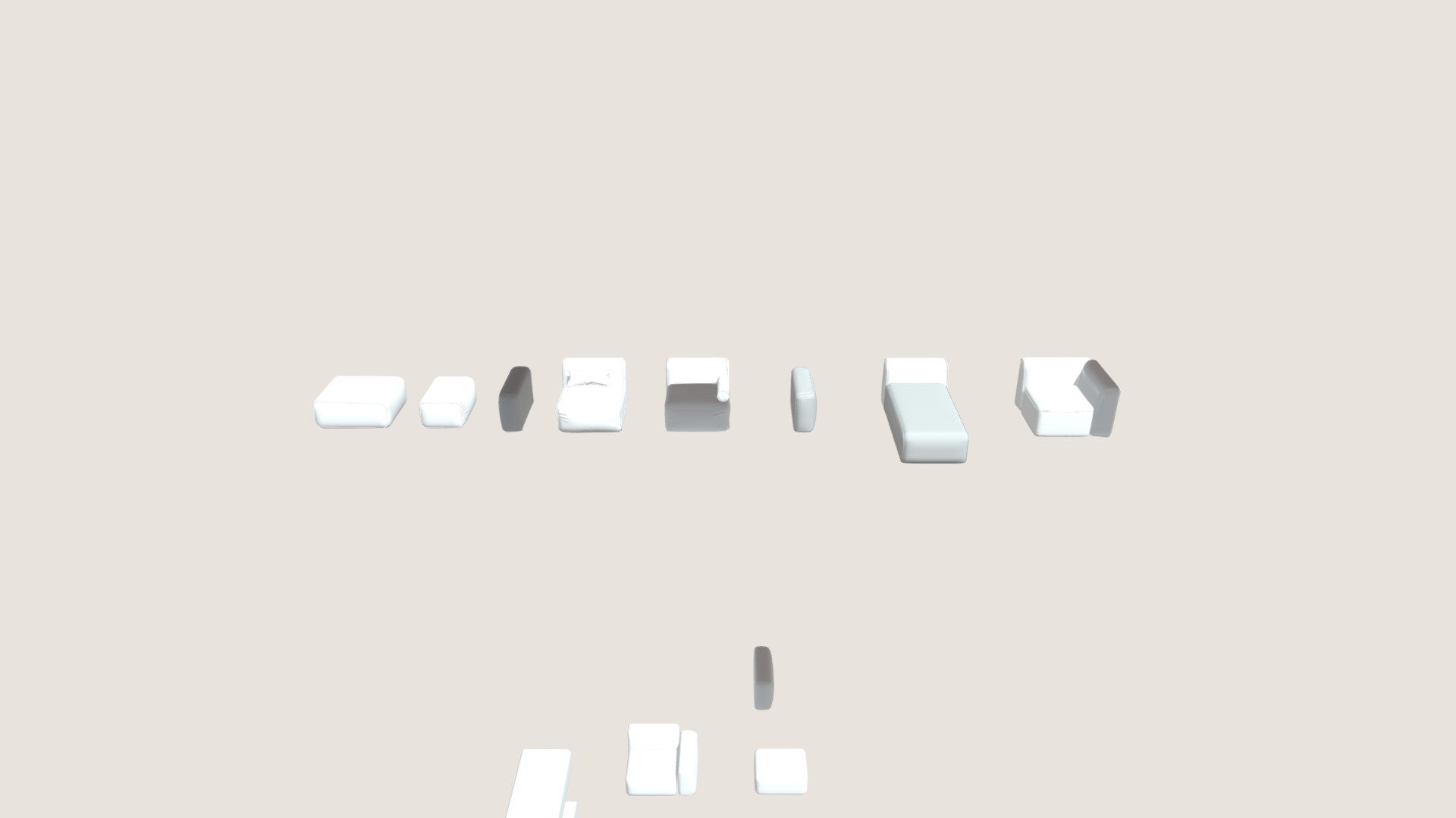 Comforto Alaska — модульная система — Sketchfab embed 3D viewer