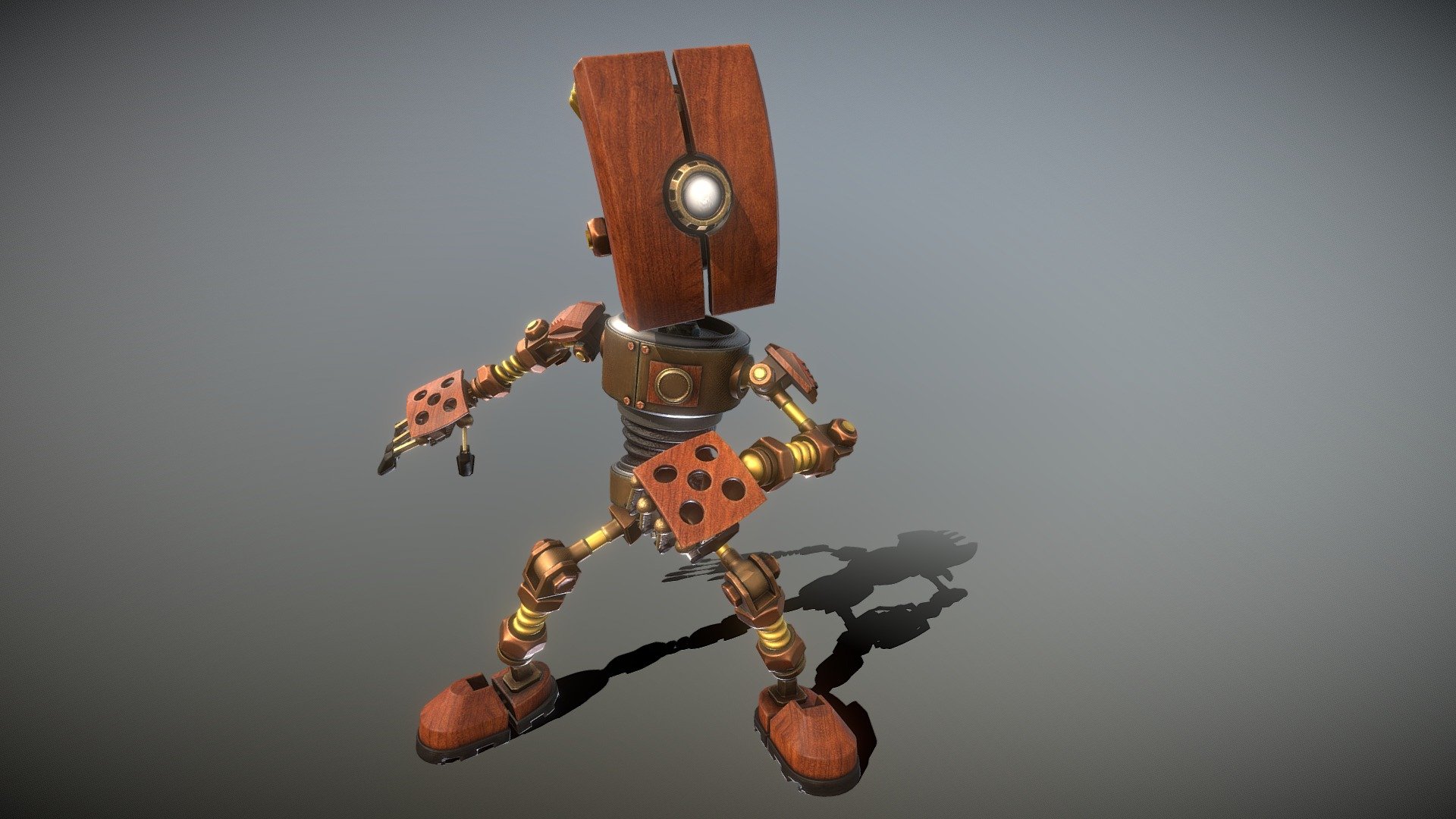 3D Coat test Steam Punk Robot