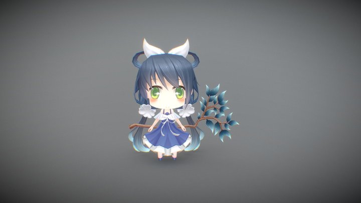 Q版萝莉 3D Model