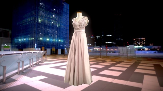 wedding dress 06 3D Model