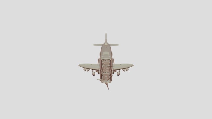 Stylized Airplane 3D Model