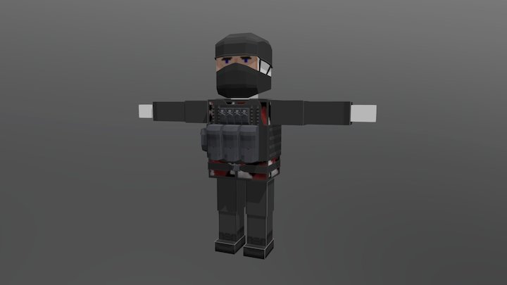 Terrorist(テロリス) 3D Model
