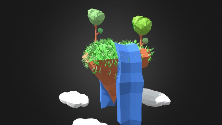 simple island 3D Model