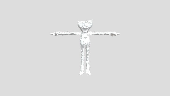 Huggy Wuggy(without texture) 3D Model