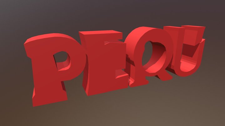 Perú 3D Model