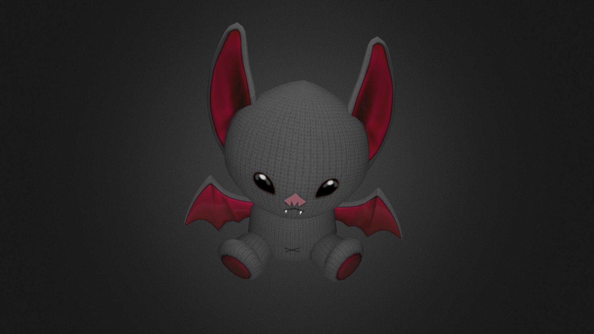 Gray Bat Plushie - 3D model by Koozebane [6939086] - Sketchfab