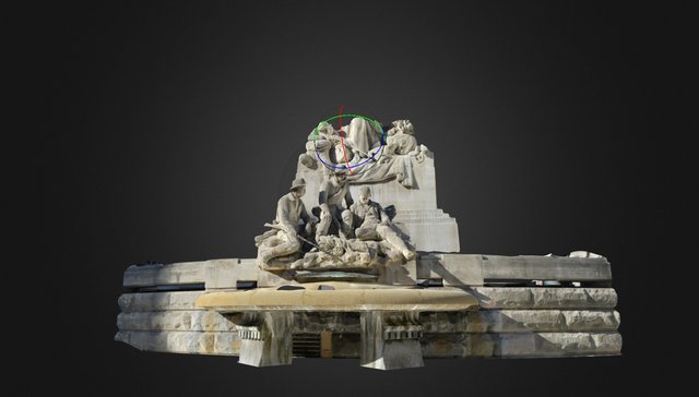 soldiers and sailors monument 3D Model