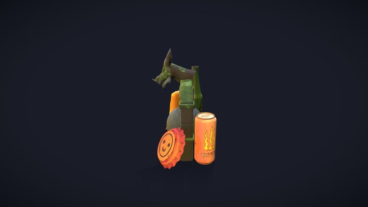 Props For Dicey Dungeon 3D Model