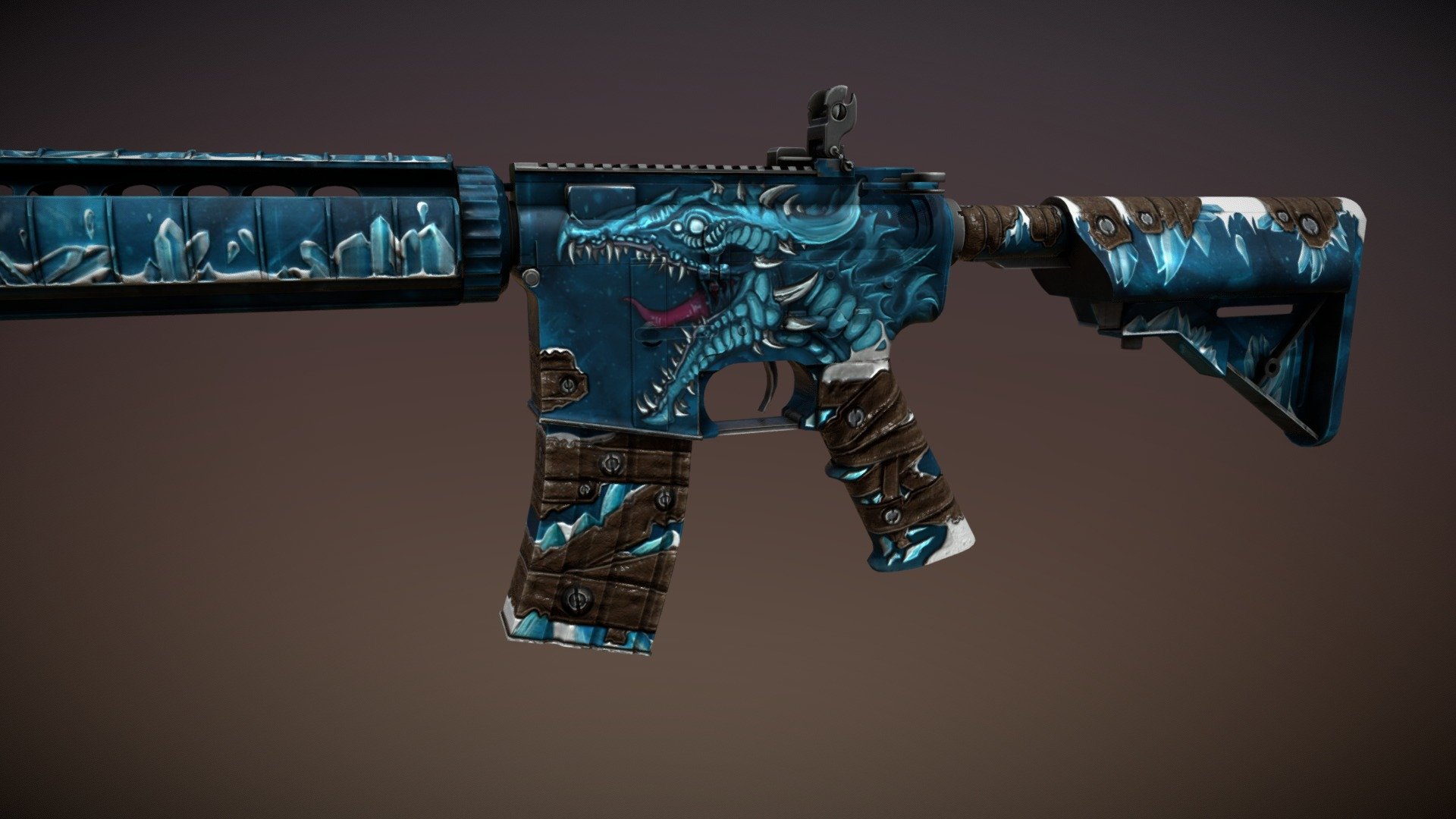 M4a4 Winter Wyvern 3 0v 3D Model By BItmanZ21 693bcd8 Sketchfab   41b0e9b8fb0e48b0b7051da4d5f1ee2e 