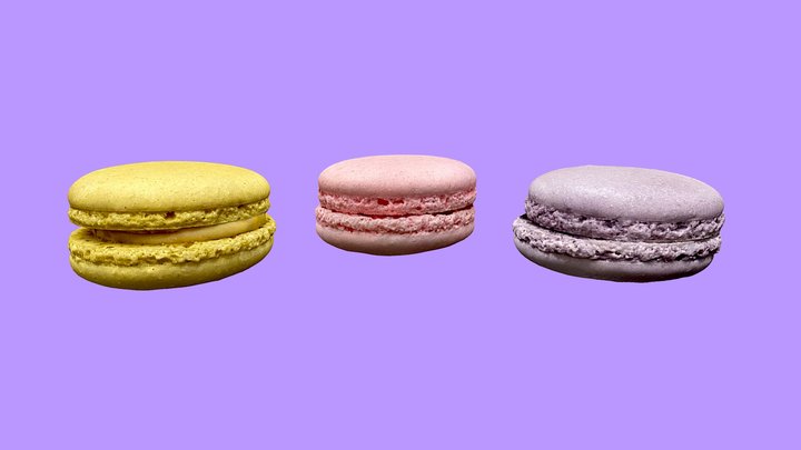 Macarons 3D Model