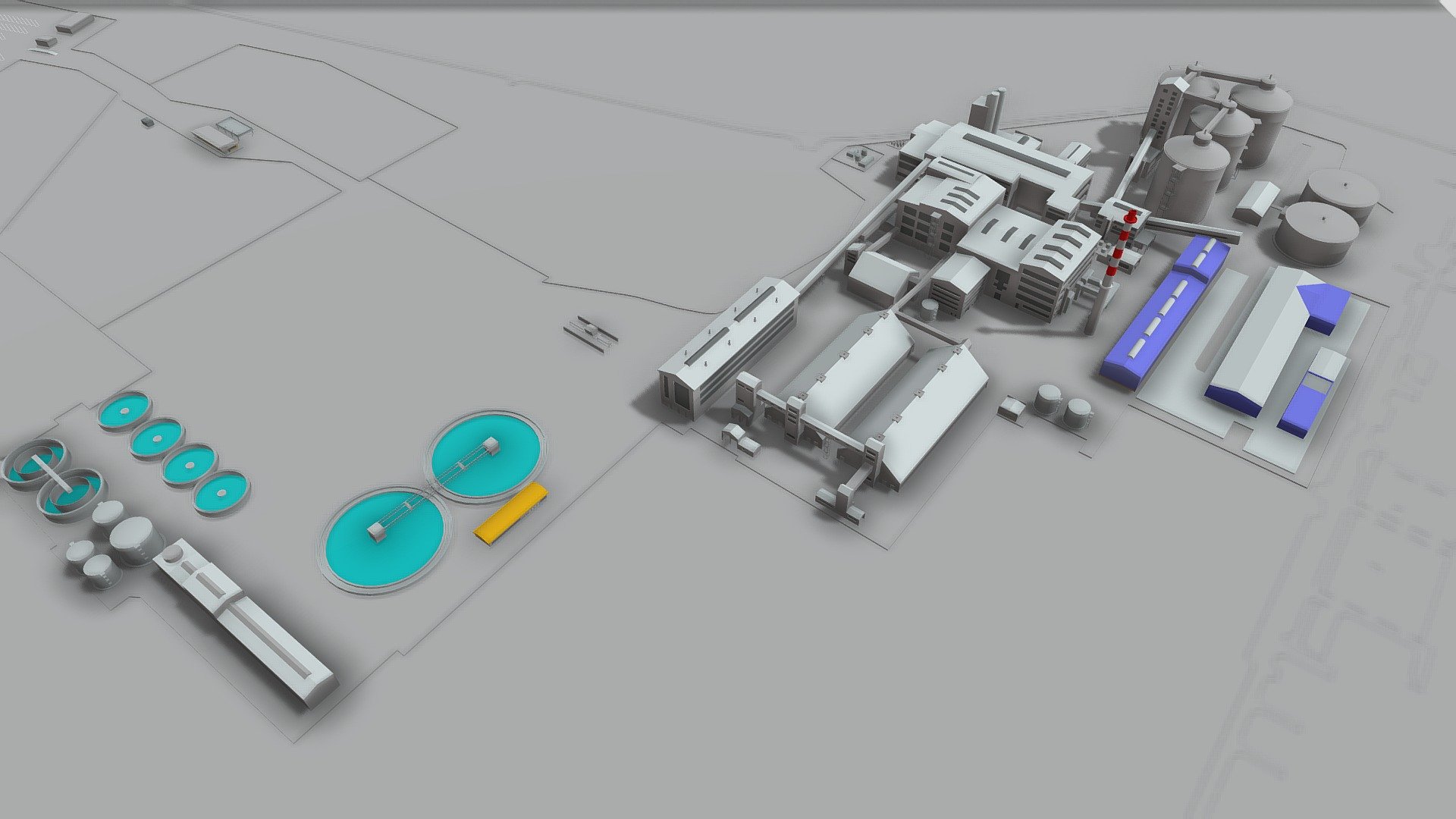 Завод 3d архитектуры novacon